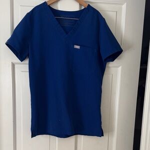Figs Women’s XXS Electric Blue Catarina Scrub Top